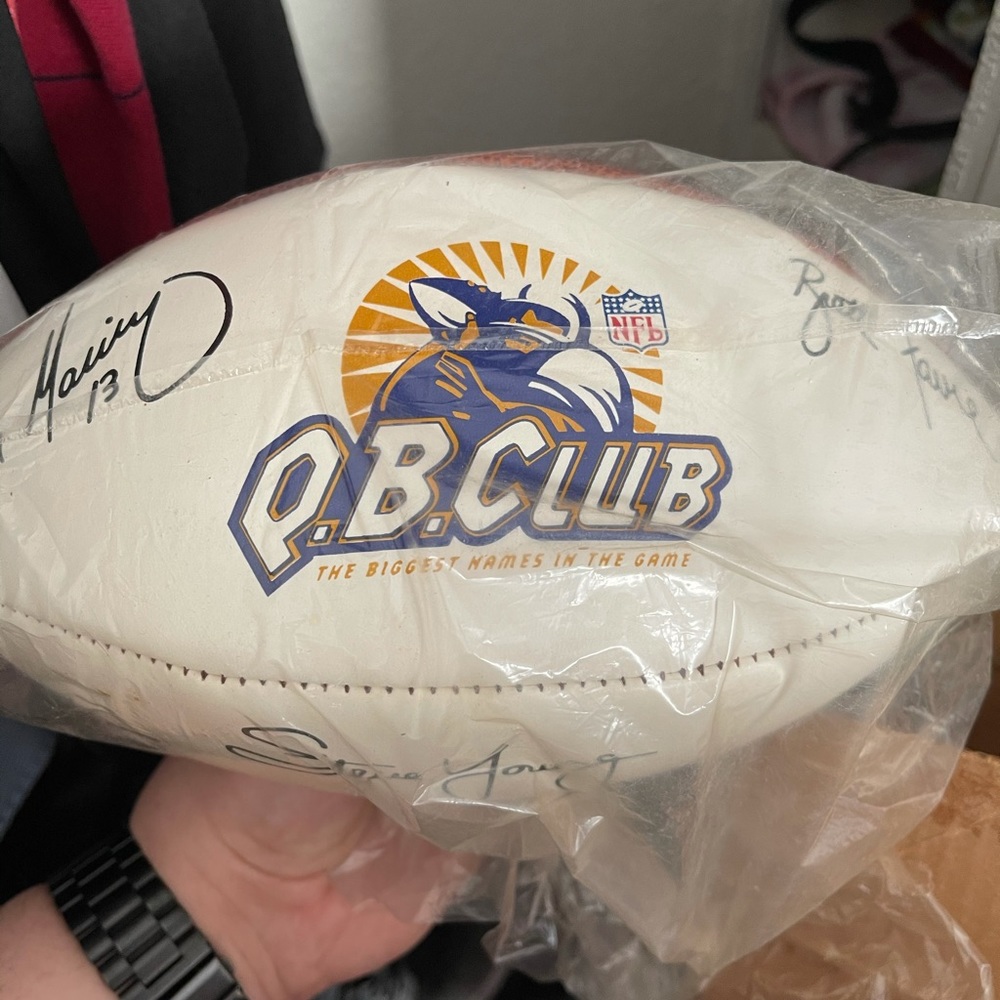 Wilson Quarterback Club signature football